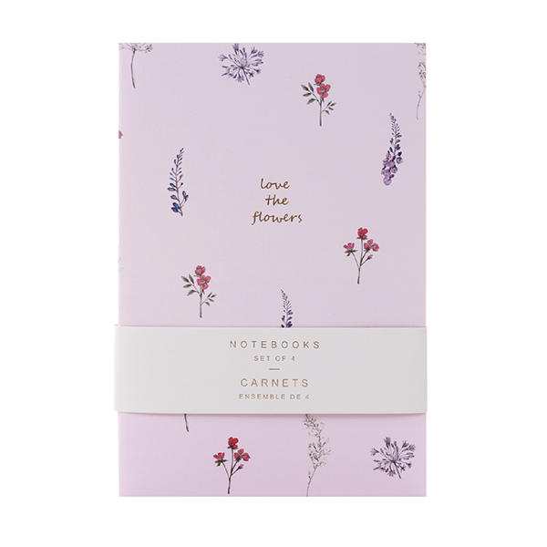 Blooming Flowers A5 3in1 Notebook