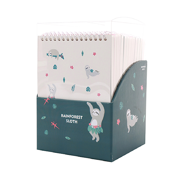 Sloth A6 Spiral Notebook