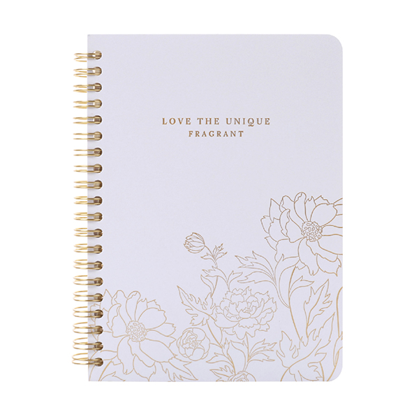 Flower Words A5 Spiral