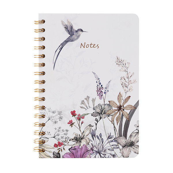 Blooming Flowers A5 Spiral