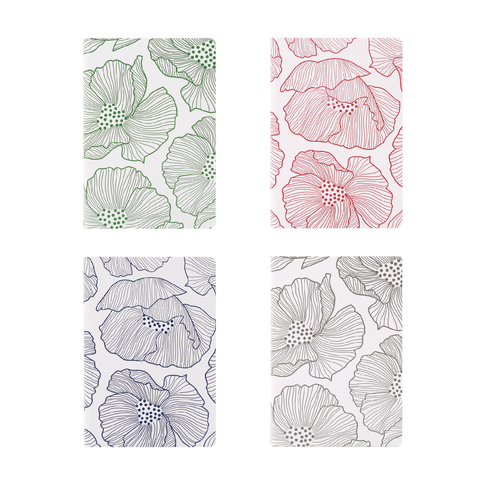 Flower Words A5 PU