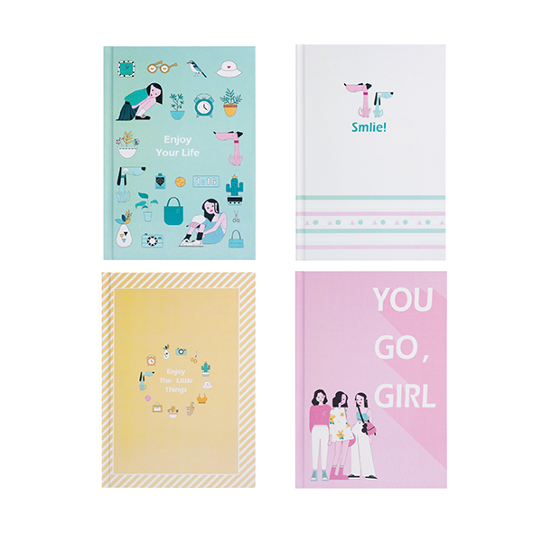custom Enjoy Life A5 Writing hardcover paper Notebook