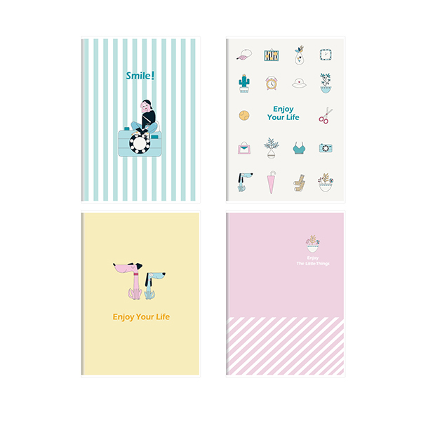 Enjoy Life A6 Soft Cover touch lamination Notebook