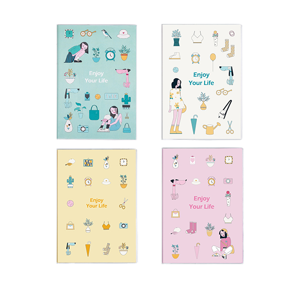 Enjoy Life B5 Soft Cover touch lamination Notebook