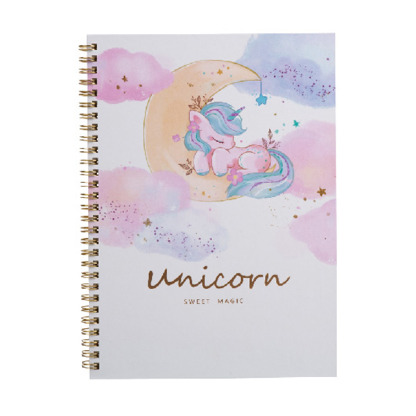 B5 printed spiral notebook