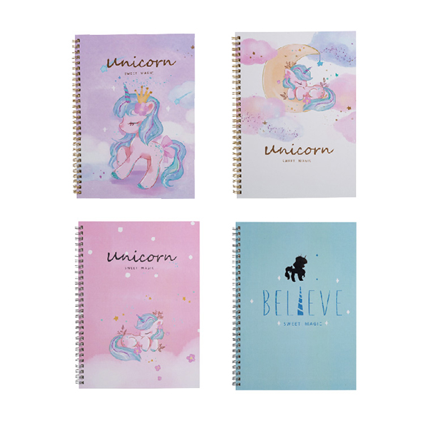B5 printed spiral notebook