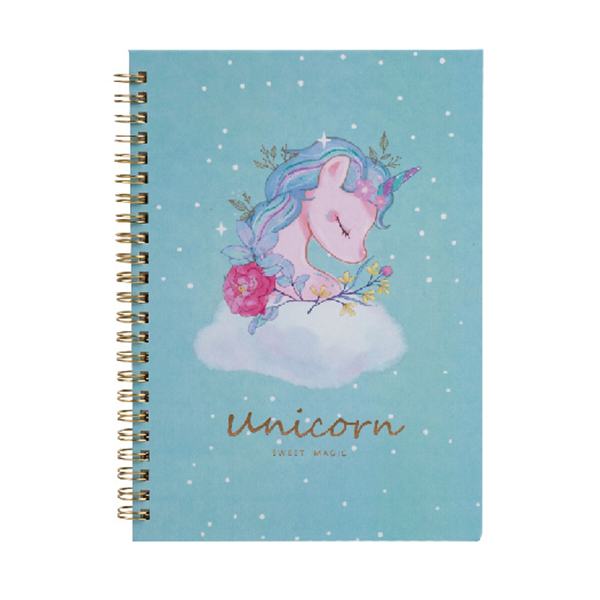 A5 printed spiral notebook