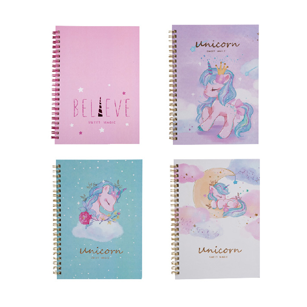A6 printed spiral notebook