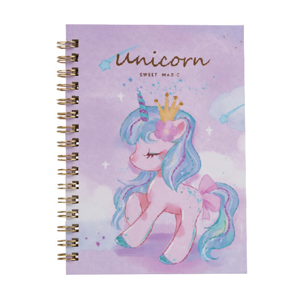 A6 printed spiral notebook