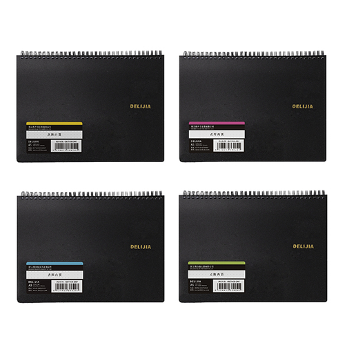 Embrace Organization and Style with the A5 Black PP Spiral Book
