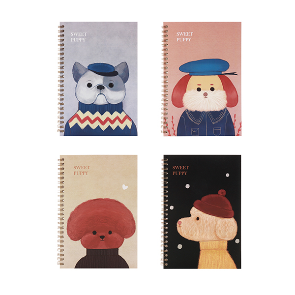 Cute Dogs A5 Spiral