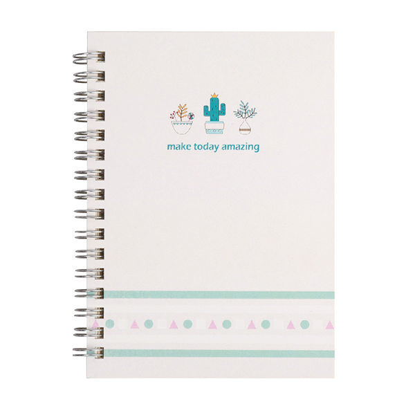 white cardboard hardcover