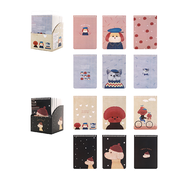 Cute Dogs A6 Spiral