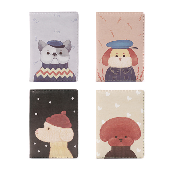 Cute Dogs  B6  PU soft cover 