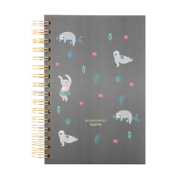 Sloth A5 Spiral Notebook