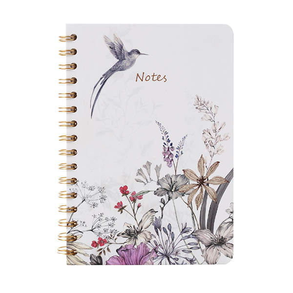 Blooming Flowers A5 Spiral