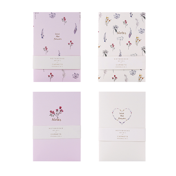 Blooming Flowers A5 3in1 Notebook